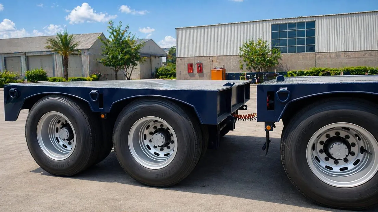 150-Ton Flatbed Low-Bed Trailer — view 2